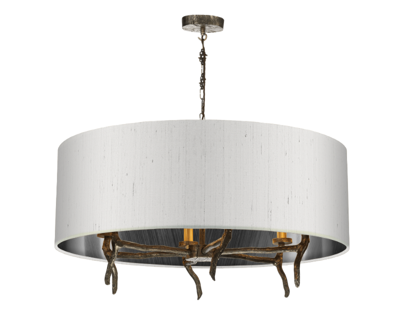 David Hunt Lighting Joshua Ceiling 6 Light with shade JOS0699