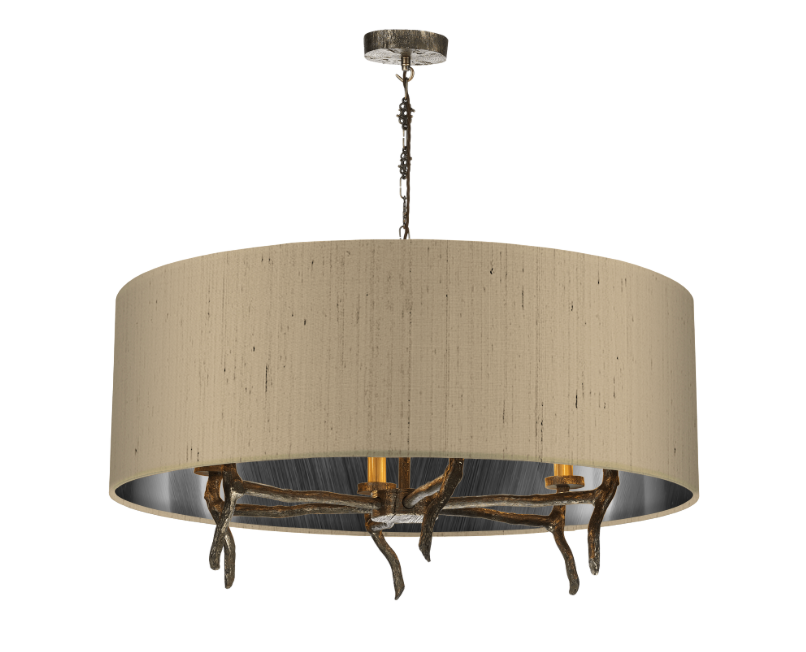 David Hunt Lighting Joshua Ceiling 6 Light with shade JOS0699