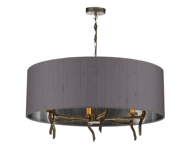 David Hunt Lighting Joshua Ceiling 6 Light with shade JOS0699