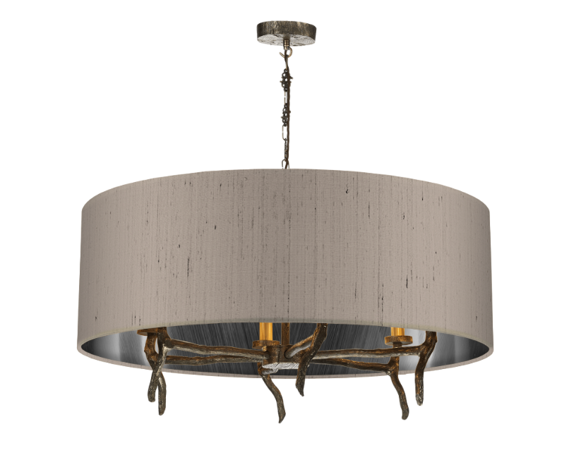 David Hunt Lighting Joshua Ceiling 6 Light with shade JOS0699