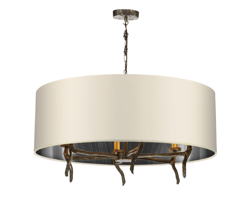 David Hunt Lighting Joshua Ceiling 6 Light with shade JOS0699
