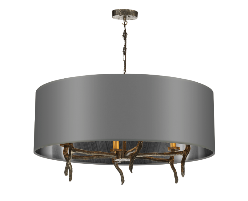 David Hunt Lighting Joshua Ceiling 6 Light with shade JOS0699