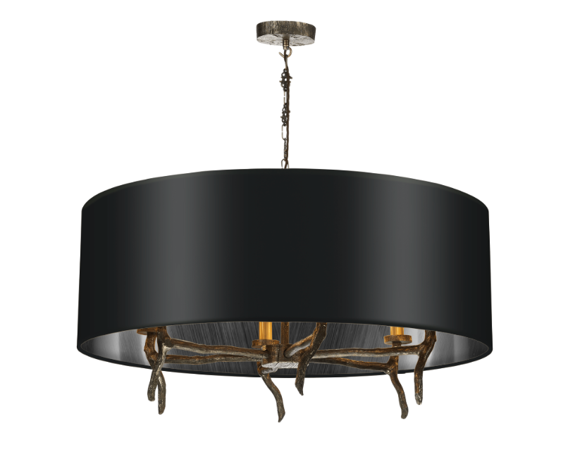 David Hunt Lighting Joshua Ceiling 6 Light with shade JOS0699