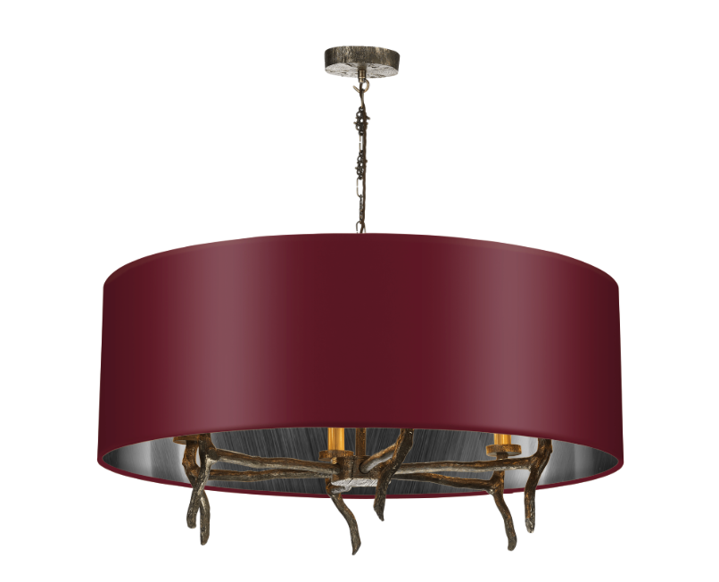 David Hunt Lighting Joshua Ceiling 6 Light with shade JOS0699