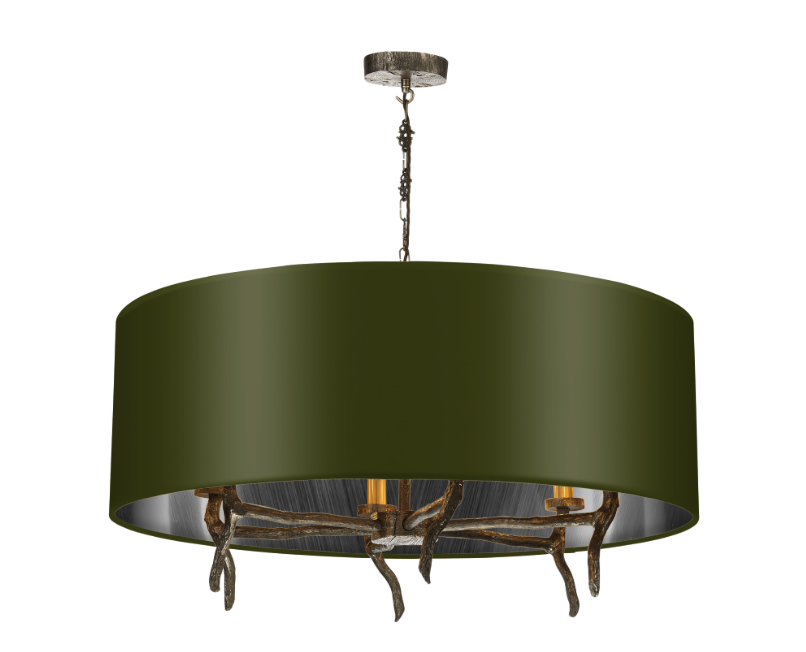 David Hunt Lighting Joshua Ceiling 6 Light with shade JOS0699
