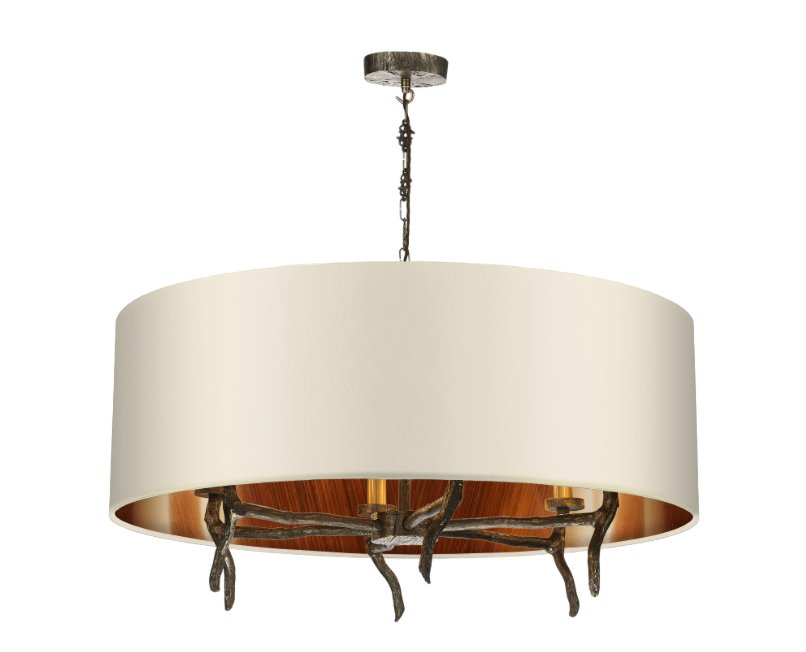 David Hunt Lighting Joshua Ceiling 6 Light with shade JOS0699