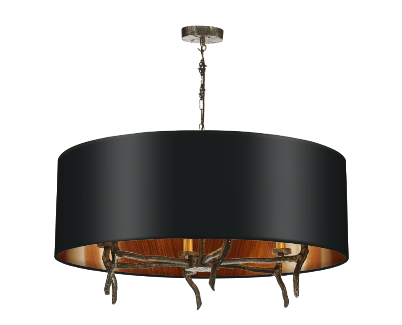 David Hunt Lighting Joshua Ceiling 6 Light with shade JOS0699