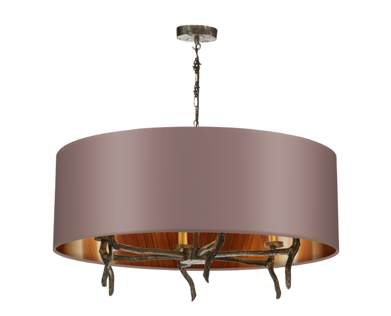 David Hunt Lighting Joshua Ceiling 6 Light with shade JOS0699