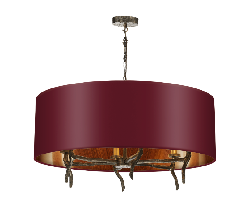 David Hunt Lighting Joshua Ceiling 6 Light with shade JOS0699