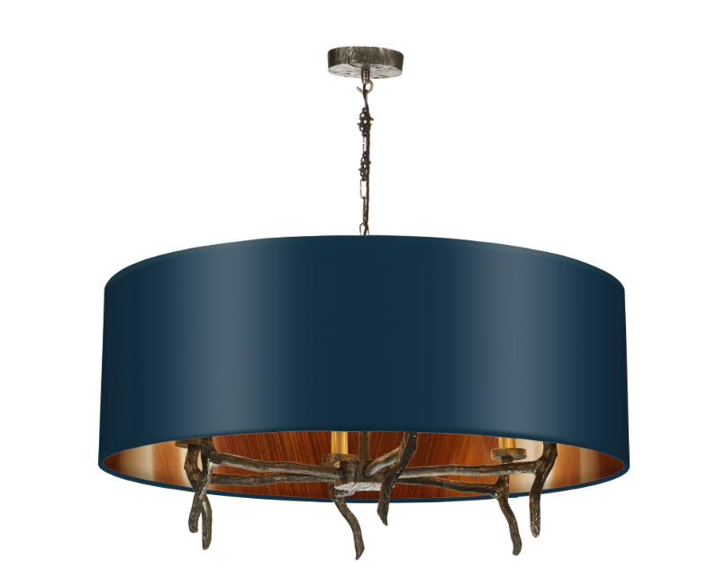 David Hunt Lighting Joshua Ceiling 6 Light with shade JOS0699