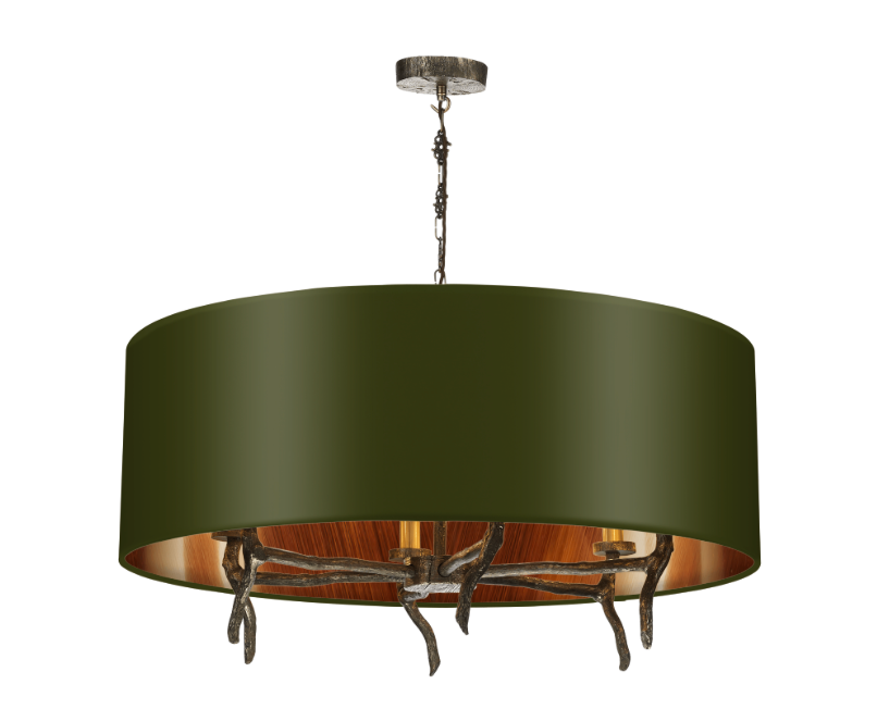 David Hunt Lighting Joshua Ceiling 6 Light with shade JOS0699