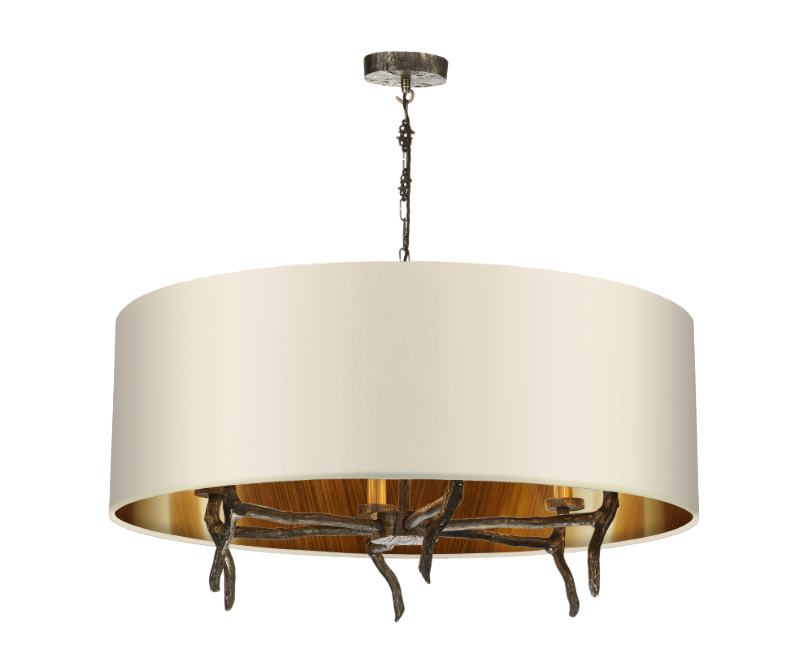 David Hunt Lighting Joshua Ceiling 6 Light with shade JOS0699
