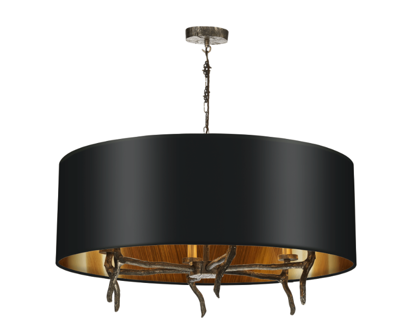 David Hunt Lighting Joshua Ceiling 6 Light with shade JOS0699