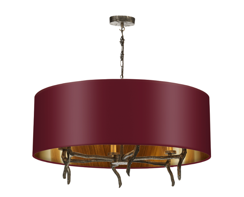 David Hunt Lighting Joshua Ceiling 6 Light with shade JOS0699