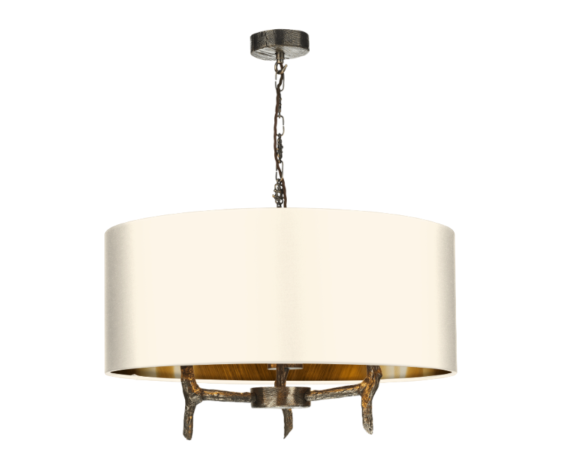 David Hunt Lighting Joshua Shadelier 3 Light JOS8399 Polished Bronze