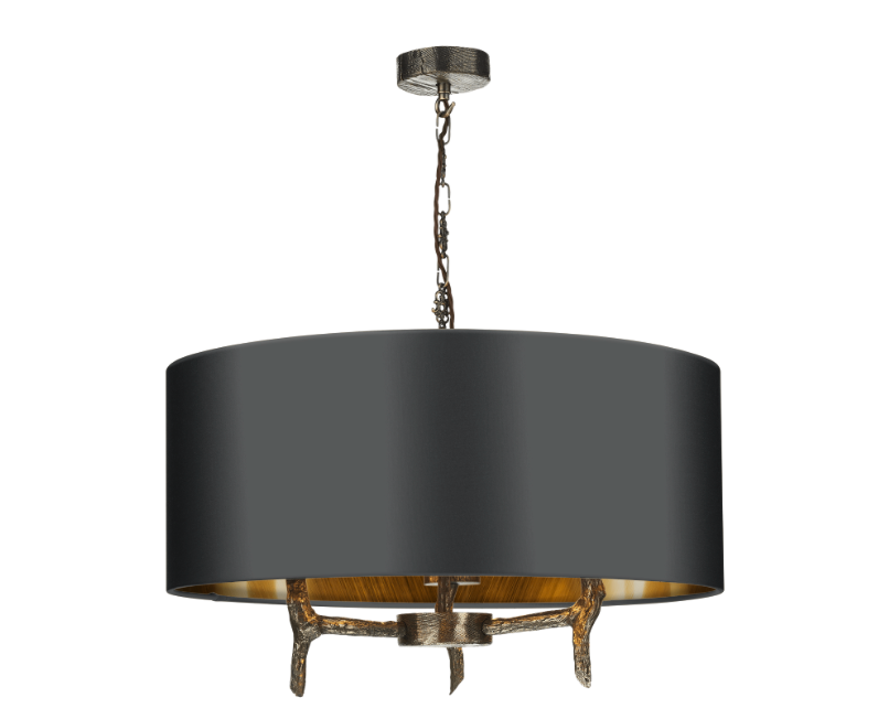 David Hunt Lighting Joshua Shadelier 3 Light JOS8399 Polished Bronze