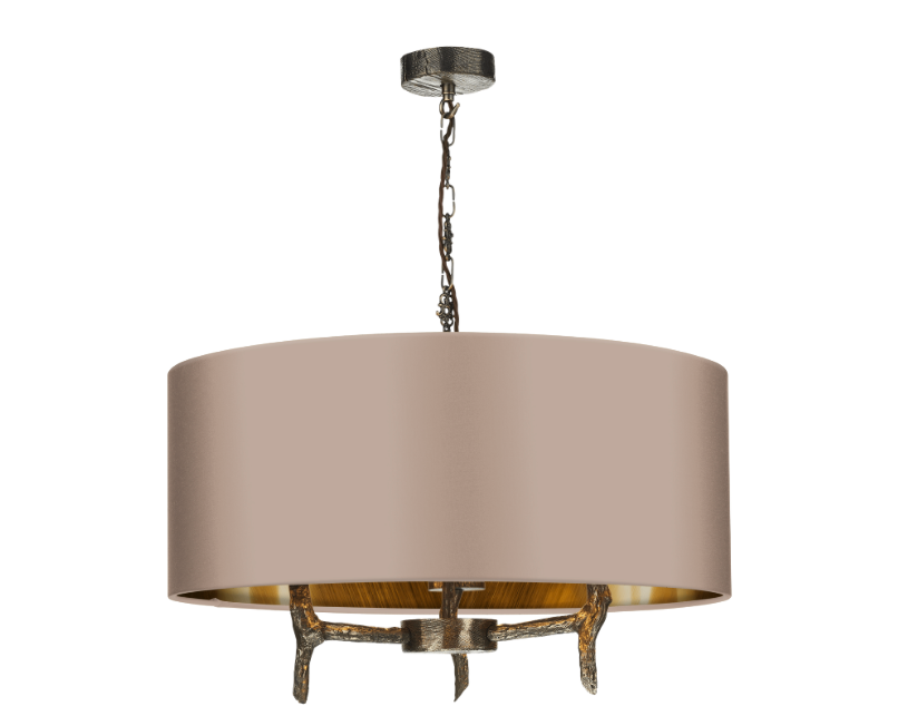 David Hunt Lighting Joshua Shadelier 3 Light JOS8399 Polished Bronze
