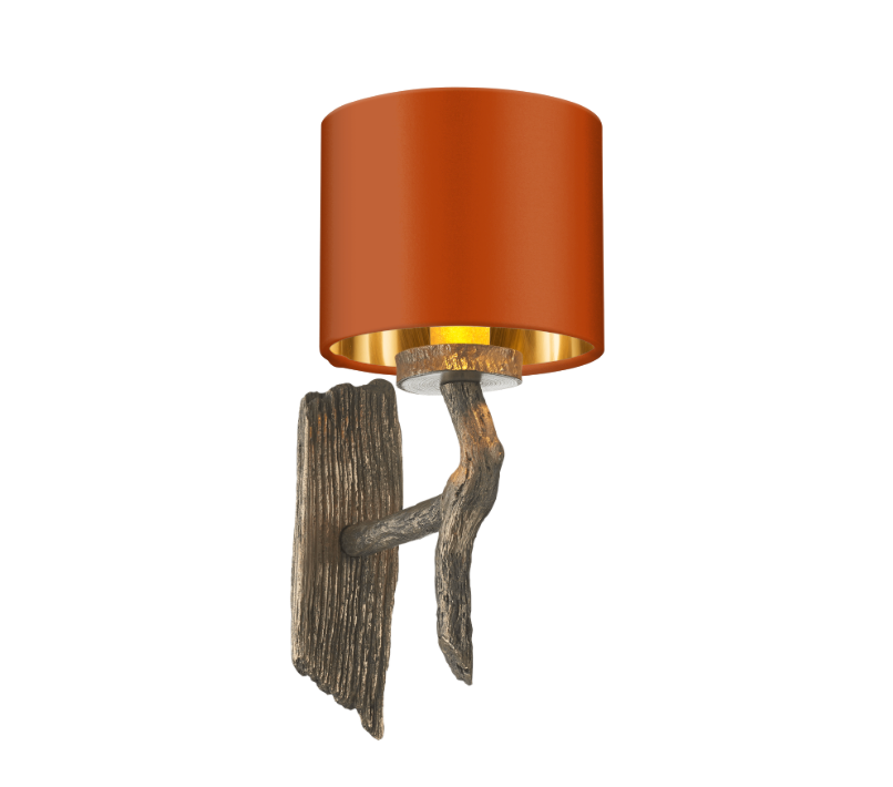 David Hunt Lighting Joshua Wall Light Comes with Shade JOS0799