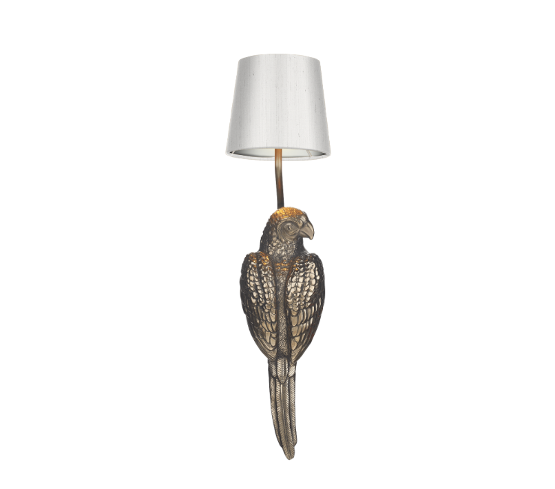 David Hunt Lighting Parrot Wall Light Right Hand PAR0700R
