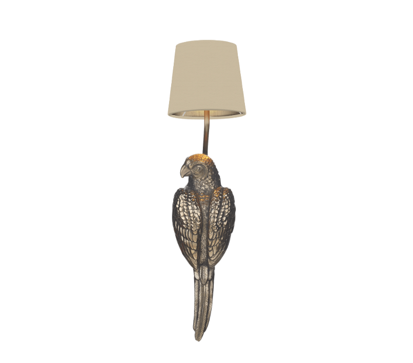 David Hunt Lighting Parrot Wall Light Left Hand PAR0700L
