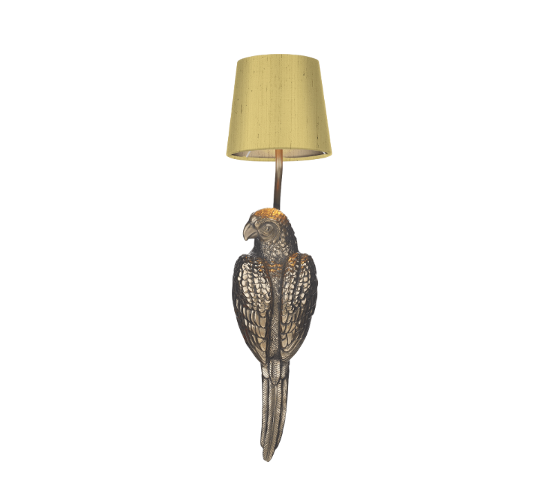 David Hunt Lighting Parrot Wall Light Left Hand PAR0700L