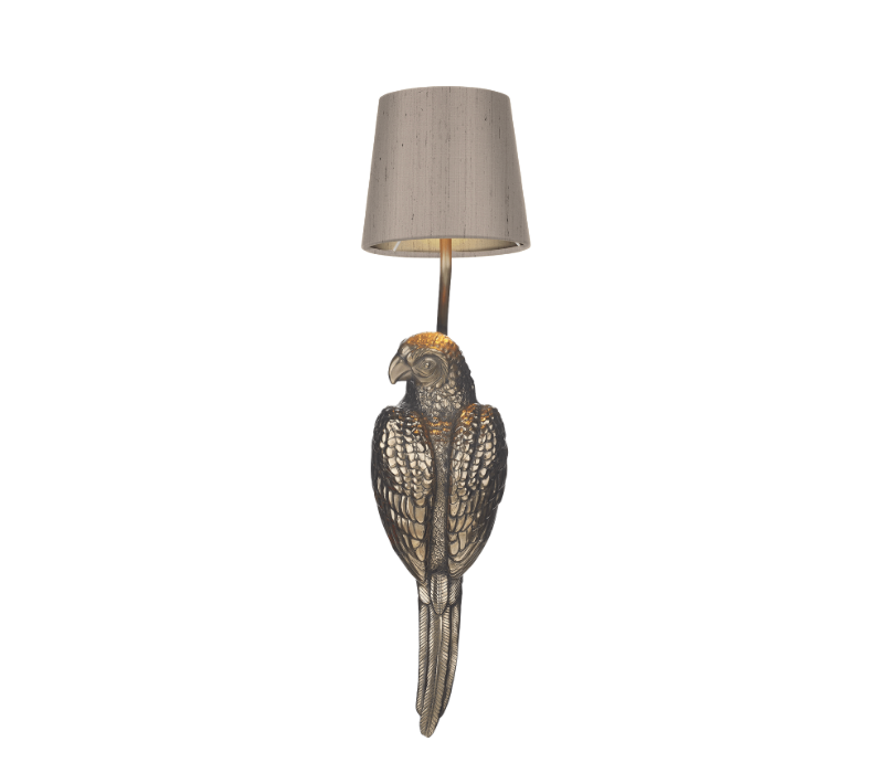 David Hunt Lighting Parrot Wall Light Left Hand PAR0700L