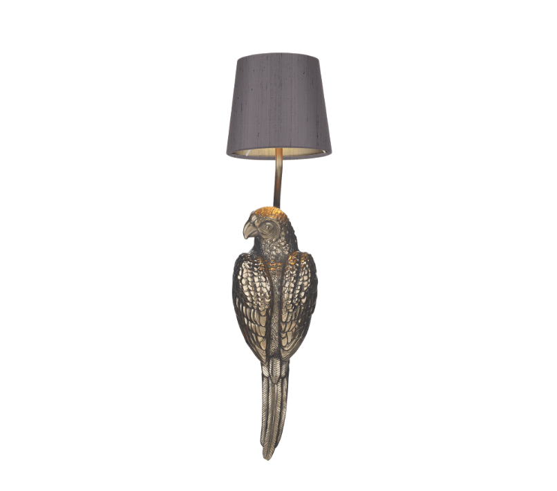 David Hunt Lighting Parrot Wall Light Left Hand PAR0700L