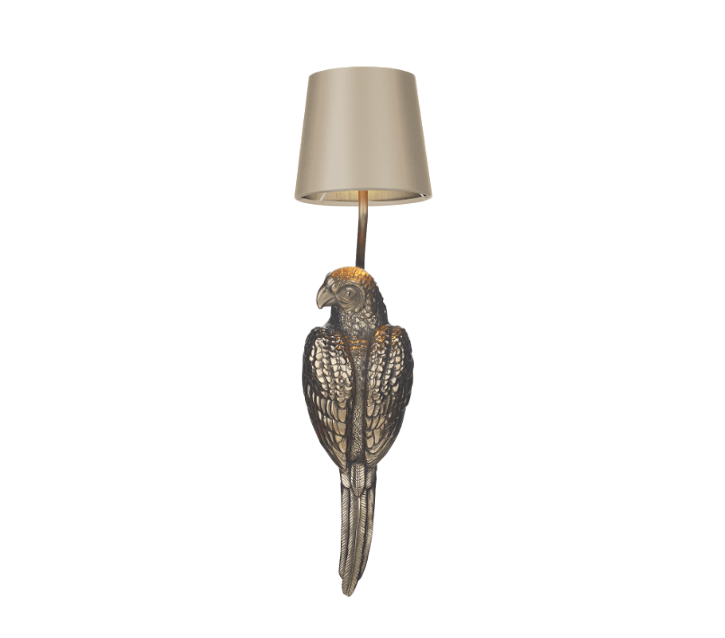 David Hunt Lighting Parrot Wall Light Left Hand PAR0700L