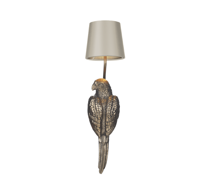 David Hunt Lighting Parrot Wall Light Left Hand PAR0700L