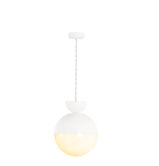 Bilbao Pendant Bespoke and Opal Glass