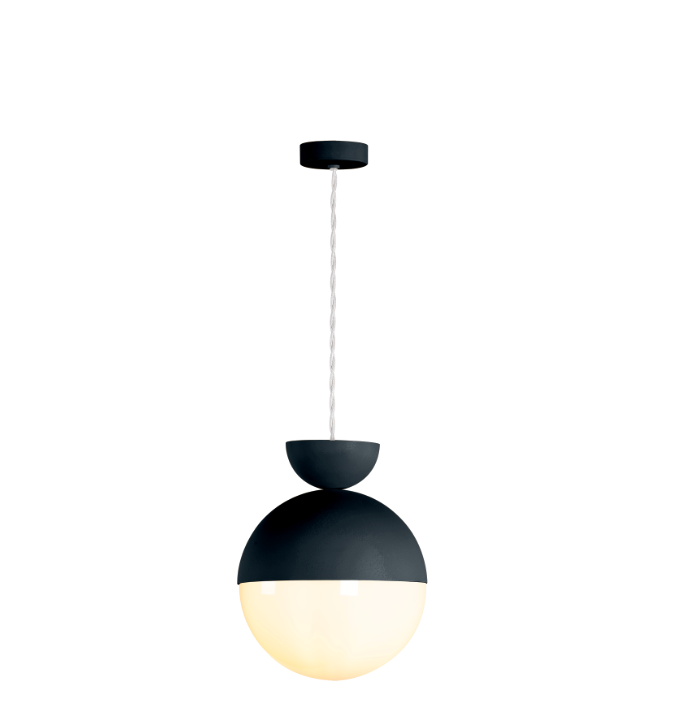 Bilbao Pendant Bespoke and Opal Glass