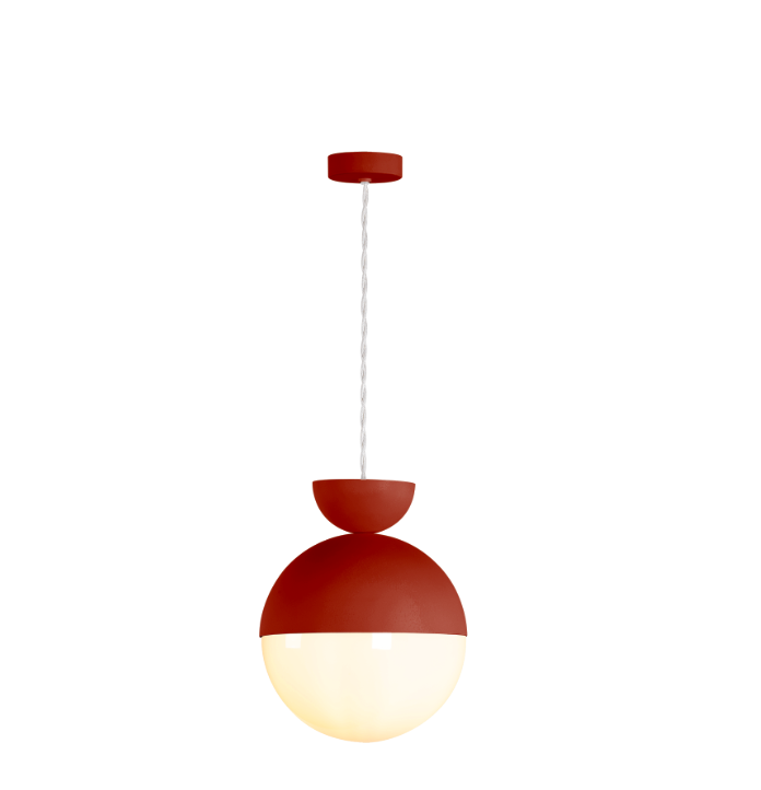 Bilbao Pendant Bespoke and Opal Glass