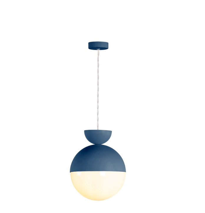 Bilbao Pendant Bespoke and Opal Glass