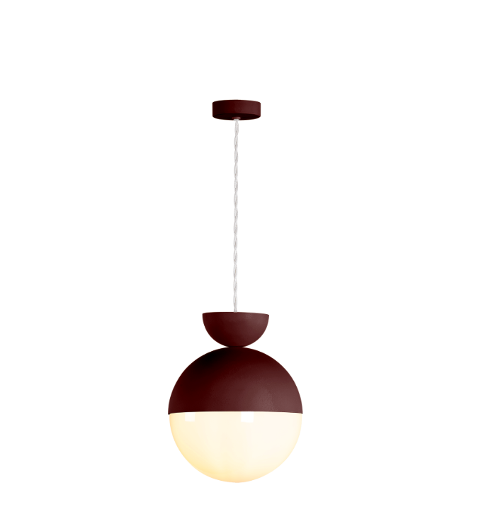Bilbao Pendant Bespoke and Opal Glass