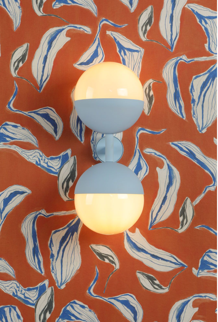 Bilbao Wall Light Bespoke and Opal Glass