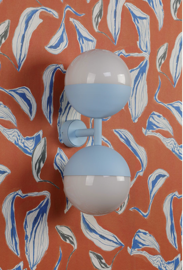 Bilbao Wall Light Bespoke and Opal Glass