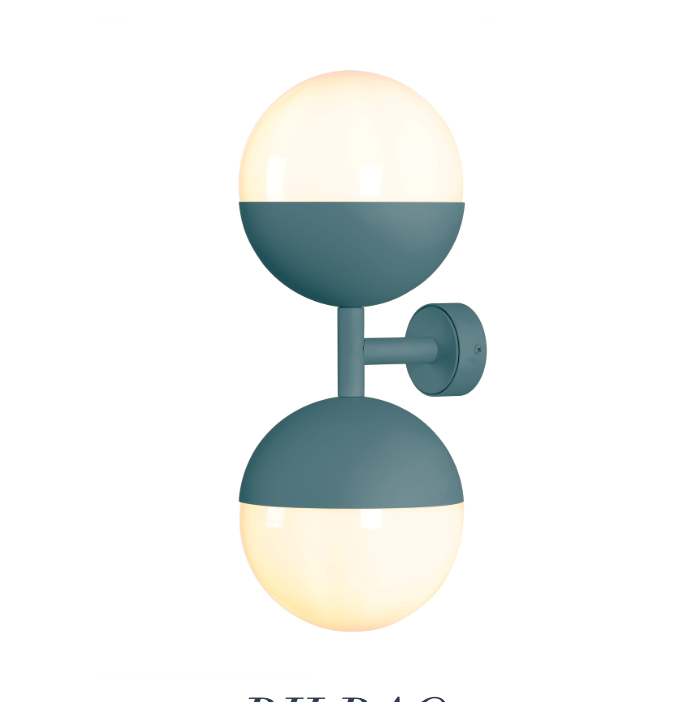 Bilbao Wall Light Bespoke and Opal Glass