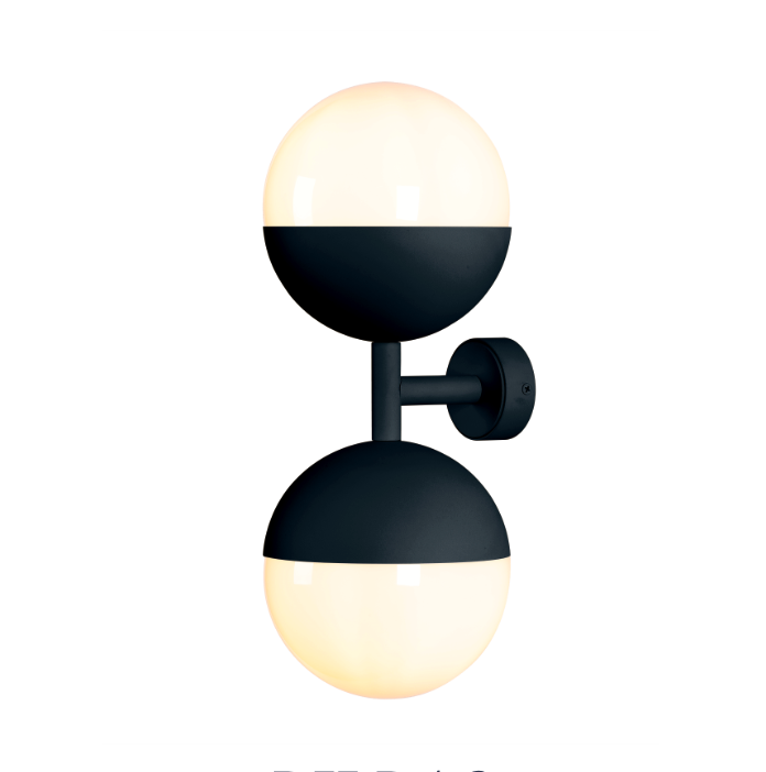 Bilbao Wall Light Bespoke and Opal Glass