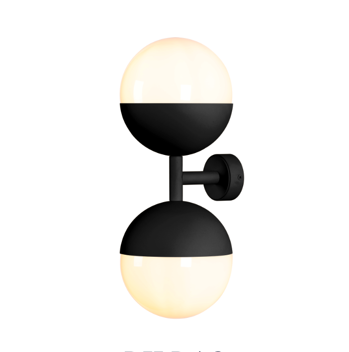 Bilbao Wall Light Bespoke and Opal Glass