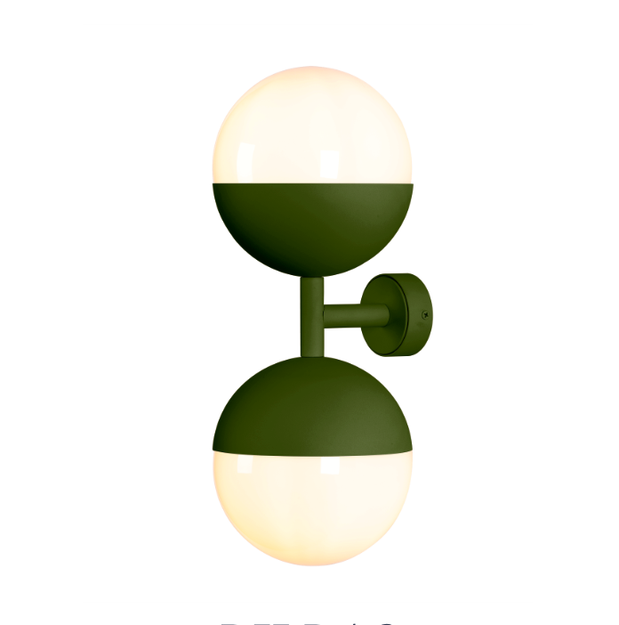 Bilbao Wall Light Bespoke and Opal Glass