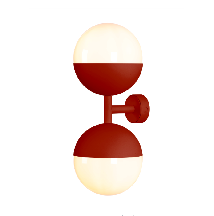 Bilbao Wall Light Bespoke and Opal Glass