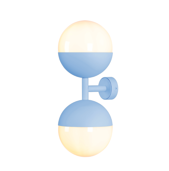Bilbao Wall Light Bespoke and Opal Glass