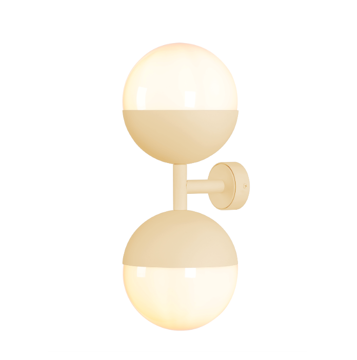 Bilbao Wall Light Bespoke and Opal Glass