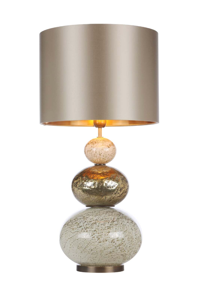 David Hunt Lighting Boavista Table Lamp Gold Glass Base Only BOA4335