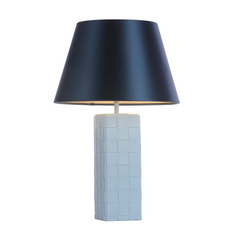Saddler Table Lamp Bespoke Leather Effect Base Only