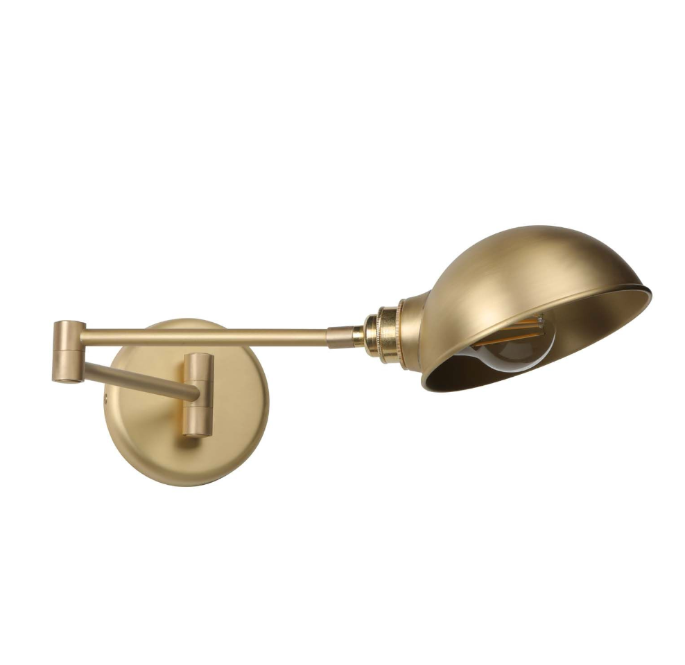 Piccadilly Articulated Wall Light Butter Brass