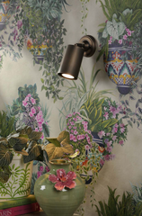 Weston Single Spotlight Antique Brass