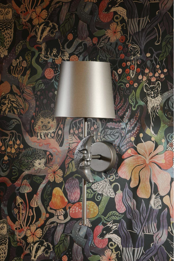 Selene Wall Light Pewter Base Only