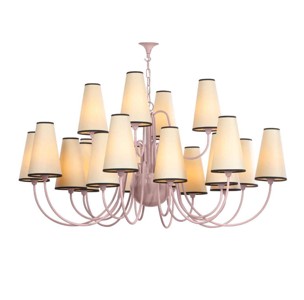 Trondheim 20 Light Chandelier Bespoke Gloss Paint Fitting Only