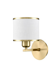 Franklite Sirius Single Wall Light Aged Brass